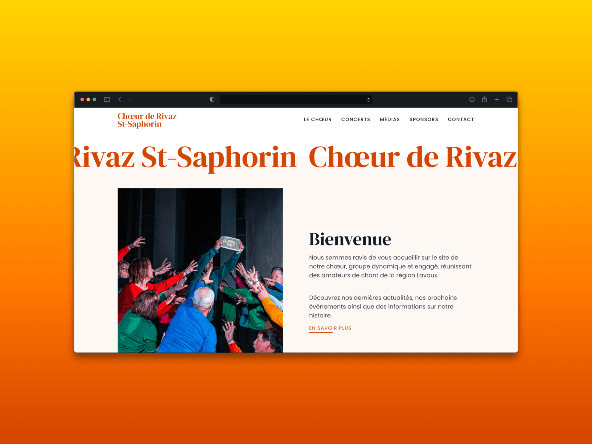 Choeur Rivaz St-Saphorin - Screenshot 1